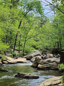 Noccalula Falls Suspension Bridge