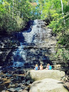 Benton Falls Trail From Campground