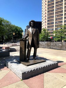 Frederick Douglass Sculpture and Water Wall
