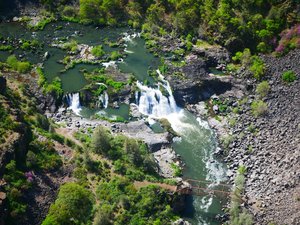 Pit River Falls And Canyon Vista Point