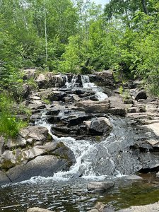 Waterfall Near Brewer Park