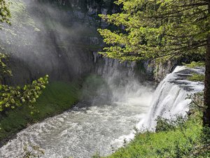 Mesa Falls Scenic Byway Pullout