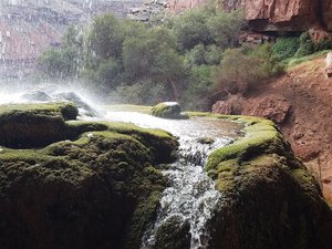 Ribbon Falls Sign