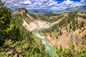 Calcite springs overlook
