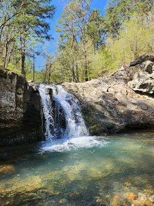 Waterfall at Lake Catherine