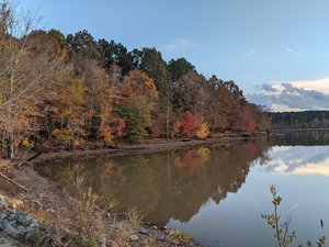 NC Mountains To Sea Trail Falls Lake Little Lick Creek Bridge